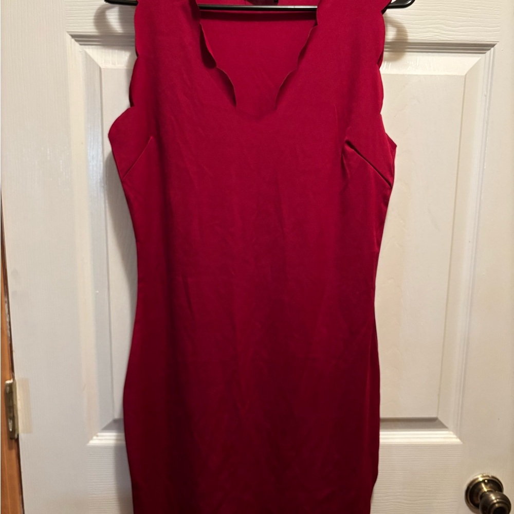 SHEIN Vibrant Red Mini Dress